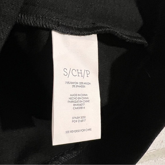 Cabi Style 3232 Black Utility Top Size S - Picture 10 of 10